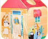 Pop N Fun Bluey Pop-Up Tent, Multicolor Easy Storage Pop up Play Tent with Roll-