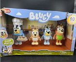 Bluey Chat Mates Cooking Fun With The Heelers Figurine 4-Pack Articulated Arms