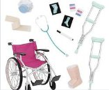 Our Generation - Heals On Wheels - Wheelchair Set - Medical Toy - 18-Inch Doll Accessories - Pretend Play - Toy for Kids 3 Years +