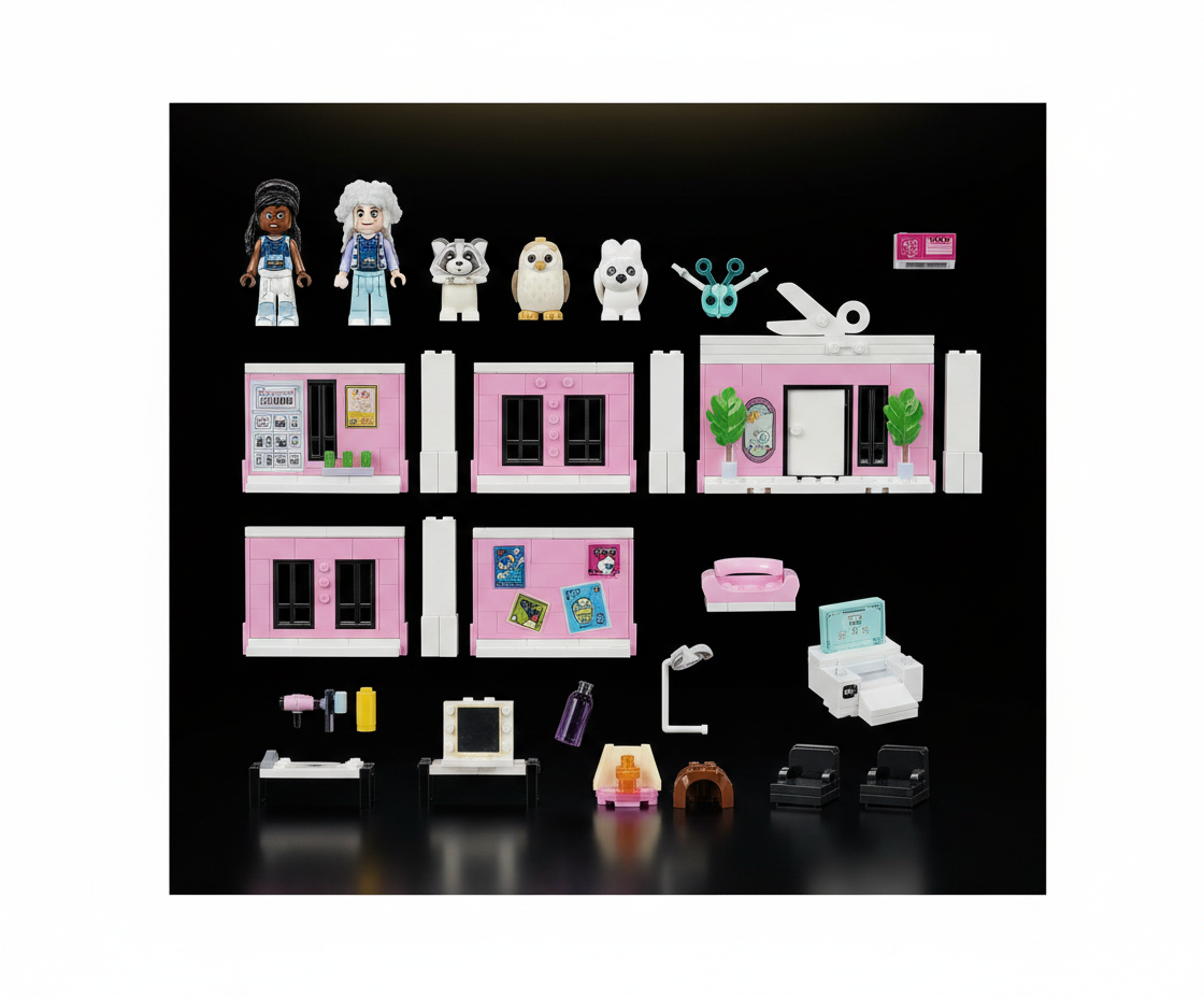 Adopt Me Pet Salon Playset with Mini Figures