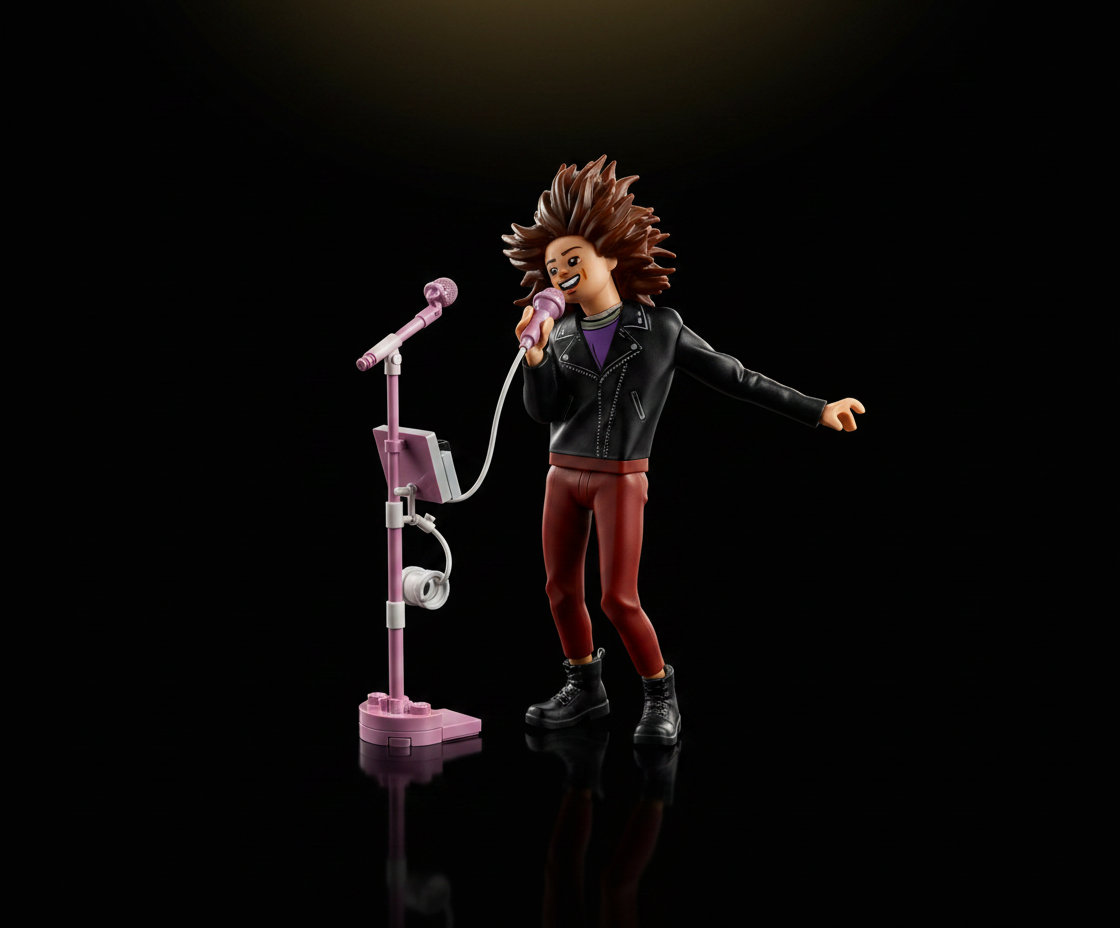 FAO Schwarz Stage Stars Karaoke Microphone with Stand and Tablet Holder
