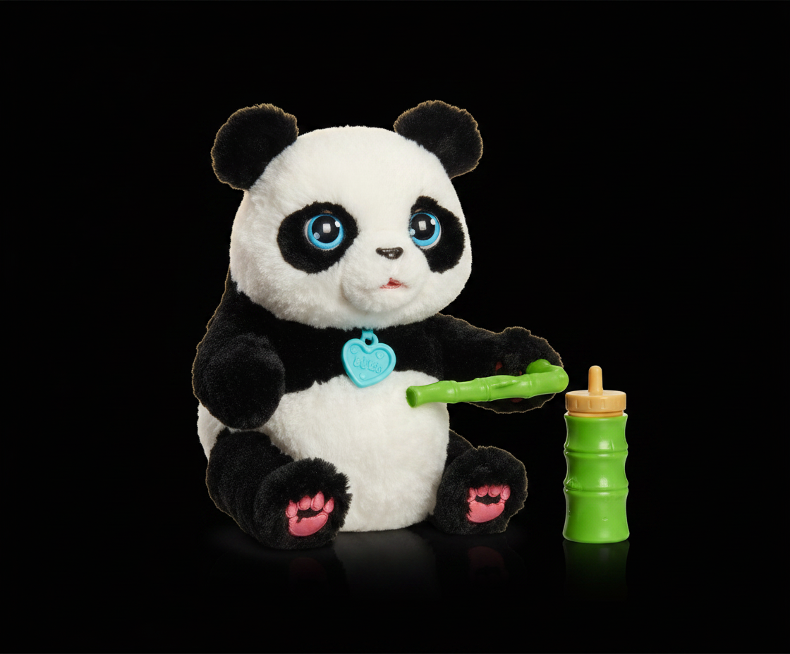 Just Play furReal Coco The Tumbling Panda, 10.5 Inch Interactive Panda Toy, for Boys and Girls, Ages 4 and Up