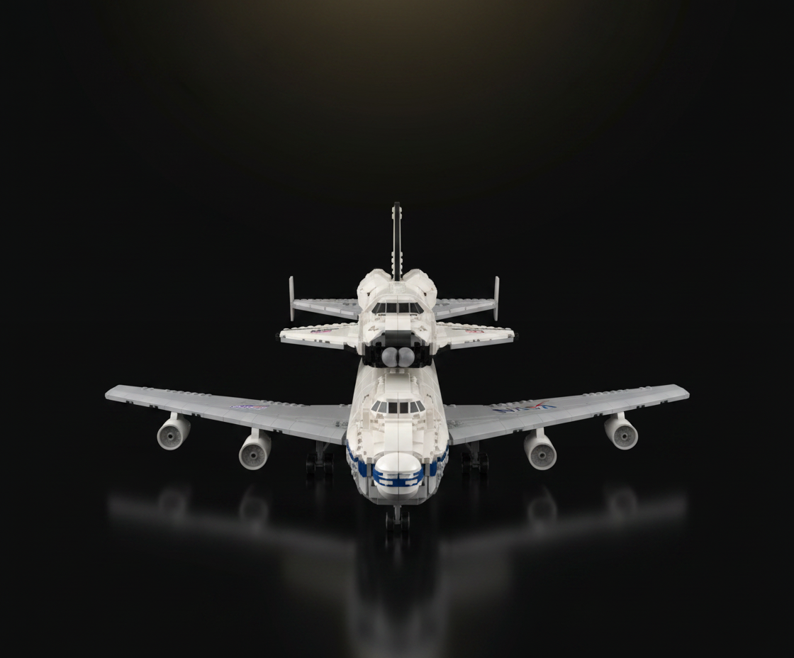 LEGO Icons Shuttle Carrier Aircraft Building Set for Adults - Spaceship & Airplane Model Kit for Adults, Ages 18+ - Air & Space Decor - Gift for Father's Day - 10360
