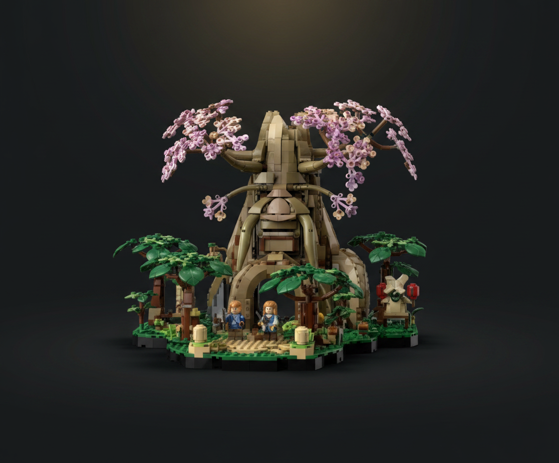 LEGO The Legend of Zelda Great Deku Tree 2in1 - Model Building Set for Adults, Ages 18+ - Collectible Zelda Kit for Home Decor, Office or Bedroom - Gift Idea for Fans of Video Game - 77092