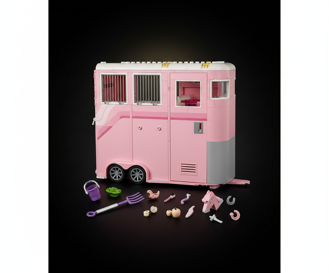 Our Generation Mane to Travel Horse Trailer Accessory Set for 18'' Dolls
