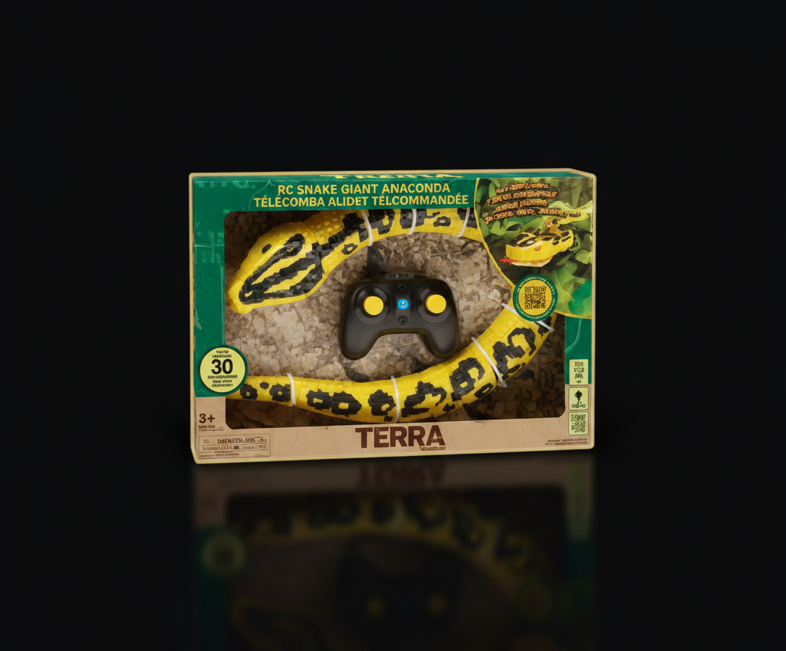 TERRA by Battat Giant Anaconda Remote Control Snake