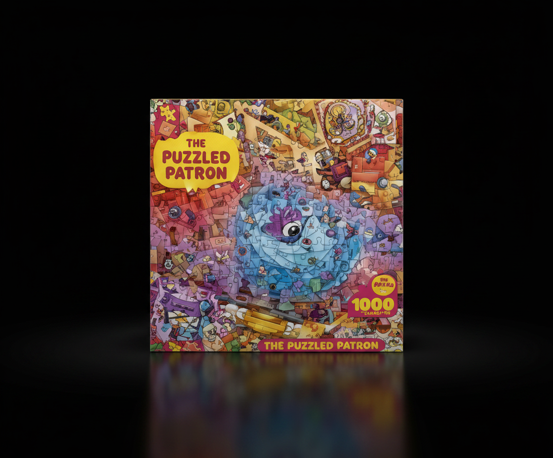 The Puzzled Patron • 1000-Piece Jigsaw Puzzle from The Magic Puzzle Company • Series Three