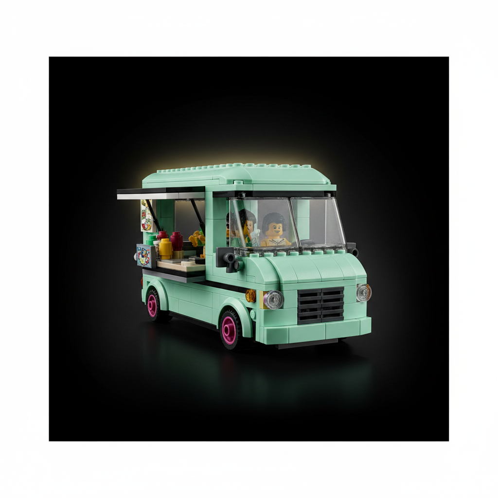 our generation sweet stop Ice cream truck for 18'' dolls light green